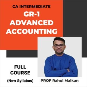 CA INTER - GR-1 - ADVANCED ACCOUNTS (NEW SYLLABUS)