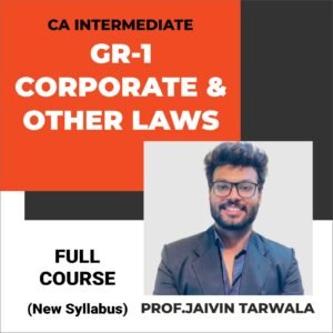 CA INTER - GR-1 - CORPORATE & OTHER LAWS (NEW SYLLABUS)