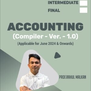 CA - Foundation - Accounting Compiler