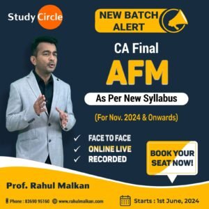 CA Final AFM - Live Batch
